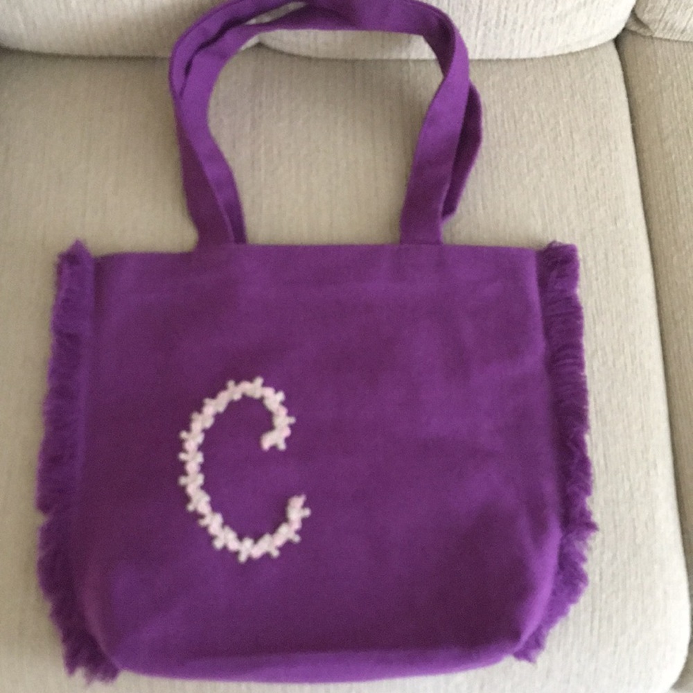 Handmade purple bag